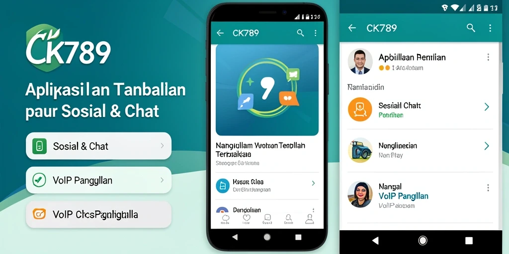 Tampilan antarmuka CK789 yang sederhana dan fungsional.