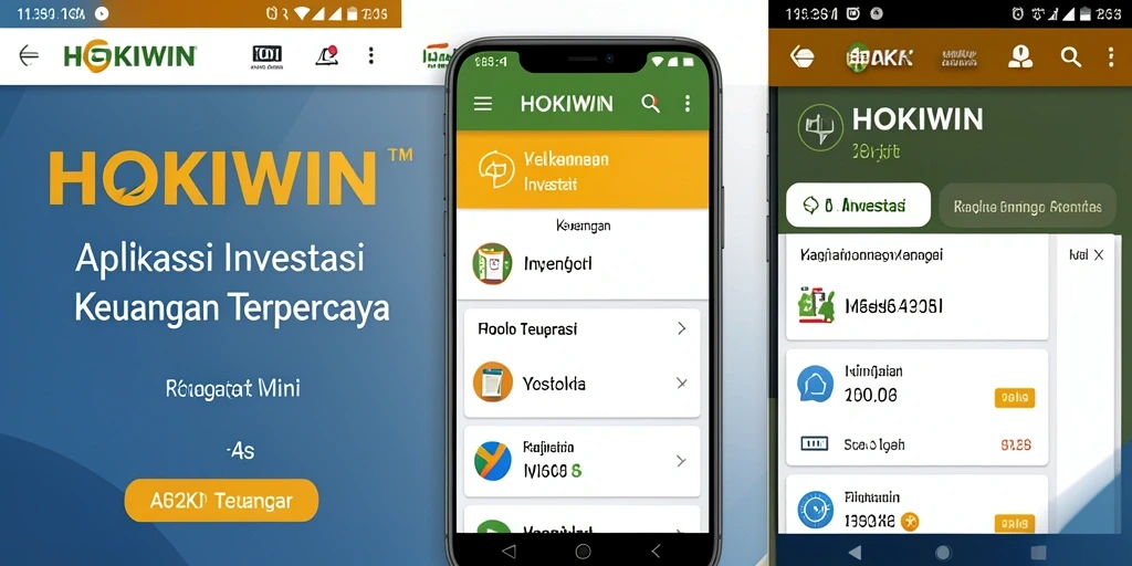 Tampilan antarmuka utama HOKIWIN yang modern dan intuitif.