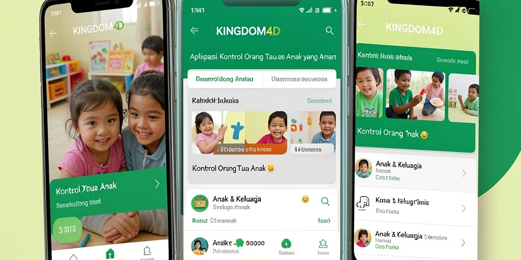 Tampilan antarmuka KINGDOM4D yang user-friendly untuk kontrol orang tua.