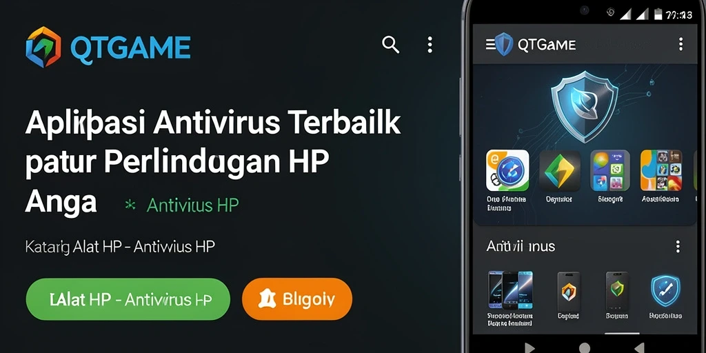Tampilan antarmuka sederhana dan mudah digunakan dari QTGAME.