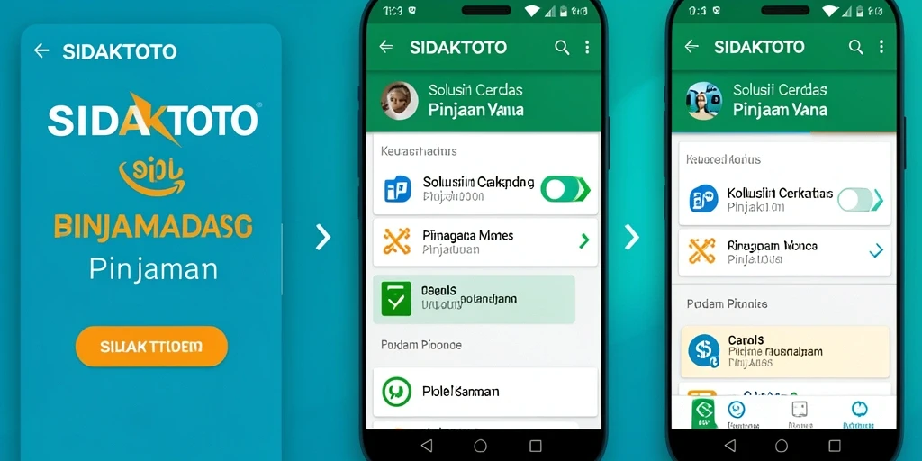 Tampilan antarmuka aplikasi SIDAKTOTO yang sederhana dan user-friendly.