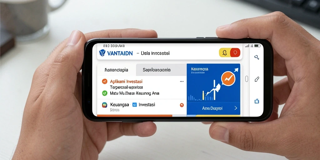 Antarmuka aplikasi VANTAIDN yang ramah pengguna untuk investasi.